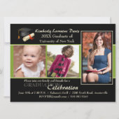 Dan en nu de Groene Uitnodiging van het Afstuderen (Voorkant)