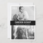 Dan en nu de Uitnodiging van de Partij van de Foto (Voorkant)