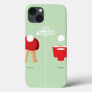 Dan en nu: pingpong Case-Mate iPhone case