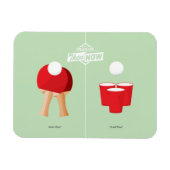 Dan en nu: pingpong magneet (Horizontaal)