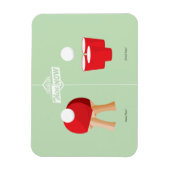 Dan en nu: pingpong magneet (Verticaal)