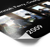 Dan en nu - Savannah Ferry, GA Foto Afdruk (Hoek)