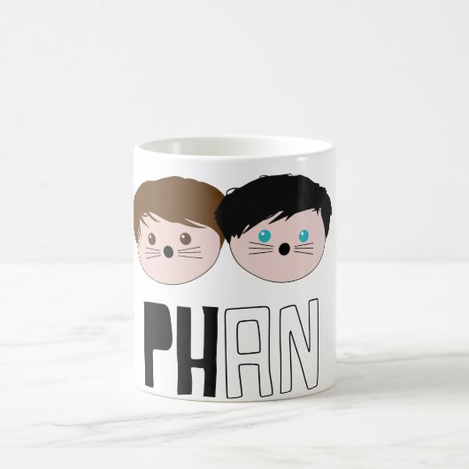 Dan en Phil Phan Art Koffiemok (Center)