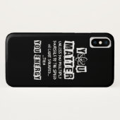 Dan energie je grappige natuurkunde Case-Mate iPhone case (Achterkant (horizontaal))