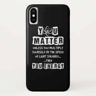 Dan energie je grappige natuurkunde Case-Mate iPhone case