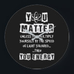 Dan energie je grappige natuurwetenschappen grote klok<br><div class="desc">Dan energie je grappige natuurwetenschappen</div>