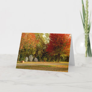 Dan Fogelberg Memorial in Herfst Card Kaart