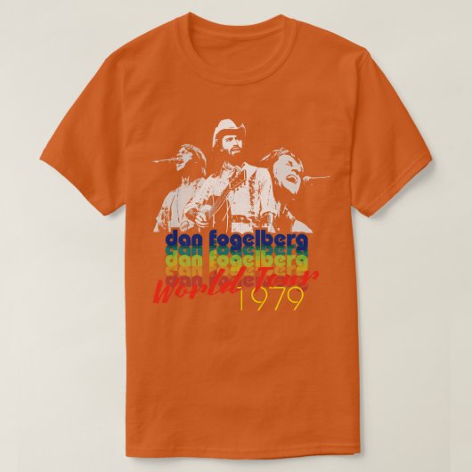 Dan Fogelberg World Tour 1979 T-shirt (Design voorkant)