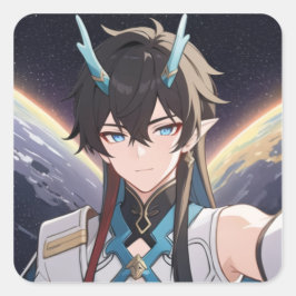 Dan Heng HSR Vierkante Sticker