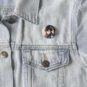 Dan Heng van HSR Ronde Button 3,2 Cm (In situ)