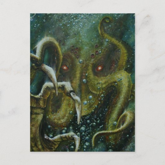 Dan Henk Cthulhu Briefkaart (Voorkant)