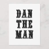 Dan het Man Briefkaart (Voorkant)