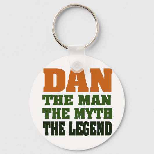Dan - het Man, de Myth, de Legende! Sleutelhanger (Voorkant)