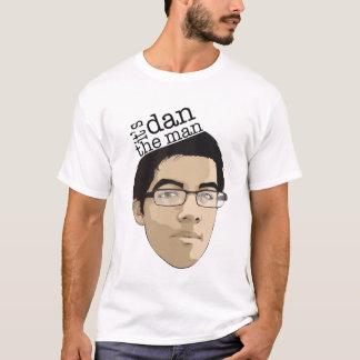 dan het man gezicht t-shirt