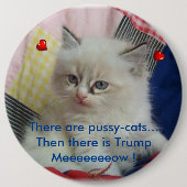 Dan is er Trump Ronde Button 6,0 Cm (Voorkant)