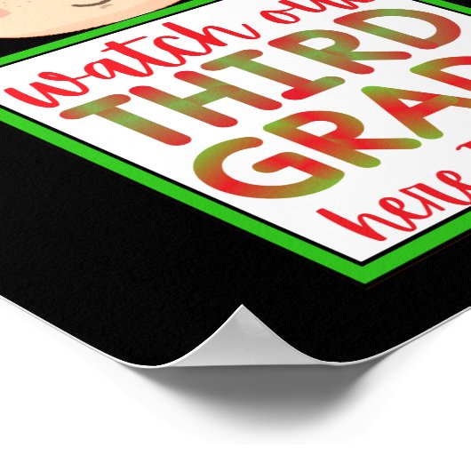 DAN KIJK IK HIER HEEL grappig. Poster (Hoek)