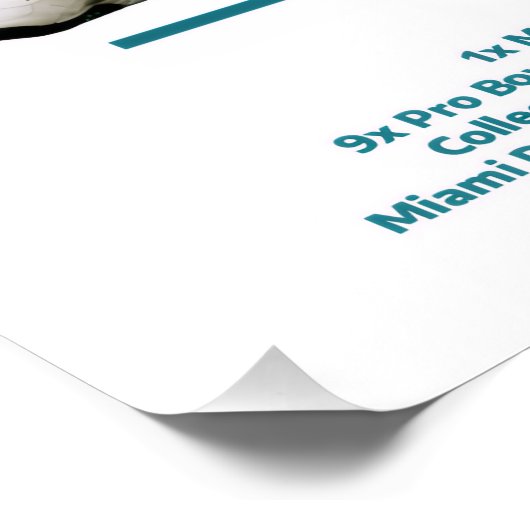 Dan Marino Miami Dolphins Poster (Hoek)