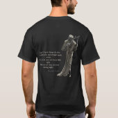 Dan moeten we één keer in de nacht slapen t-shirt (Achterkant)