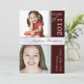 Dan & nu de Joodse Aankondiging van het Afstuderen (Staand voorkant)