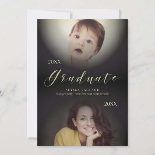 Dan & nu de Moderne Aankondiging van de Foto Afstu (Voorkant)