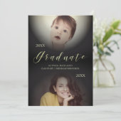 Dan & nu de Moderne Aankondiging van de Foto Afstu (Staand voorkant)