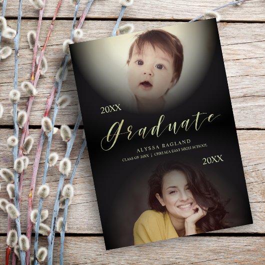 Dan & nu de Moderne Aankondiging van de Foto Afstu