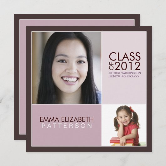 Dan nu de Moderne Uitnodiging van de Partij van de (Voorkant / Achterkant)