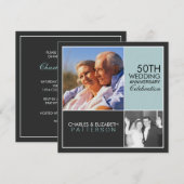 Dan nu de Moderne Uitnodiging van de Partij van he (Voorkant / Achterkant)