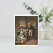 Dan nu en dan, Percy Moran, c1908 Briefkaart (Staand voorkant)