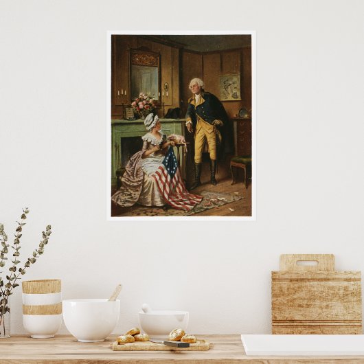 Dan nu en dan, Percy Moran, c1908 Poster (Keuken)