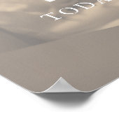 Dan & Nu jubileum mijlpaal | Koppel foto Poster (Hoek)