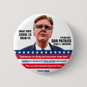 Dan Patrick spreekt Ronde Button 5,7 Cm (Voorkant)