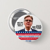 Dan Patrick spreekt Ronde Button 5,7 Cm (Voorkant /achterkant)