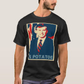 Dan Quayle is Potatoe T-Shirt (Voorkant)