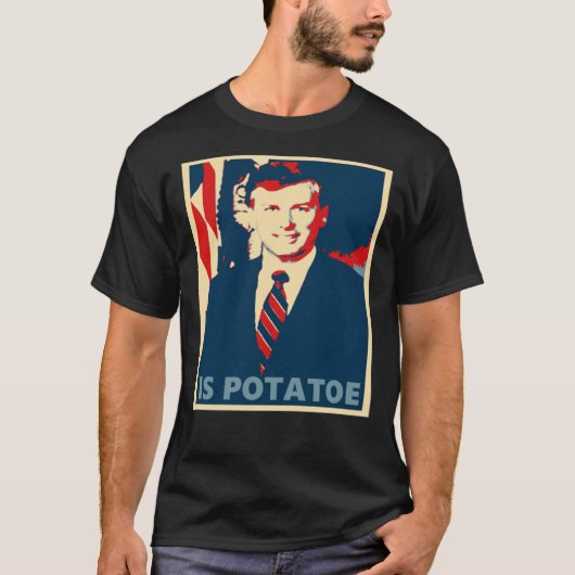 Dan Quayle is Potatoe T-Shirt (Voorkant)