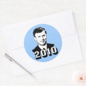 Dan Quayle Ronde Sticker (Envelop)
