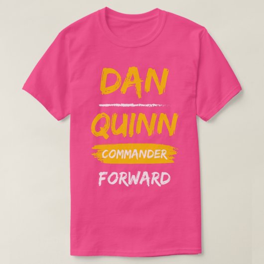 DAN QUINN COMMANDER FORWARD WASHINGTON T-shirt (Design voorkant)