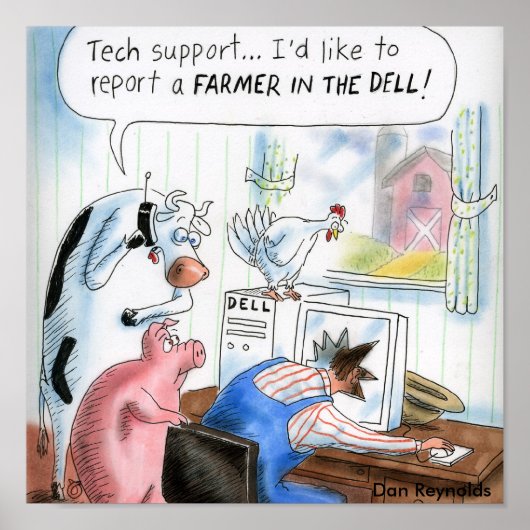 Dan Reynolds | POSTER | Boer in Dell (Voorkant)