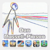 Dan Russell-Pinson Stickers (Voorkant)