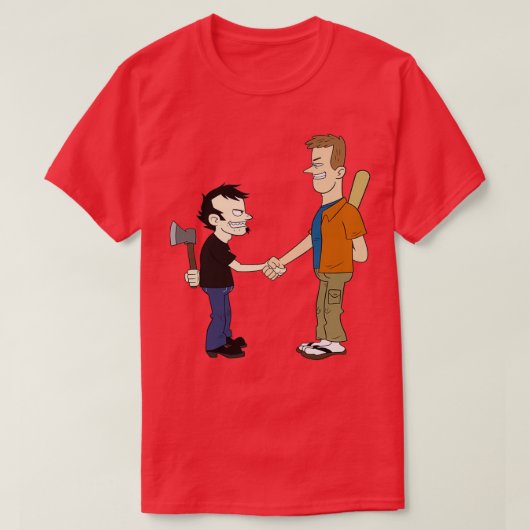 Dan vs Chris T-shirt (Design voorkant)