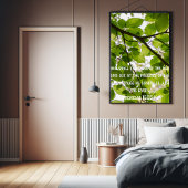 Dan zal de boom vertrouwen wekken poster