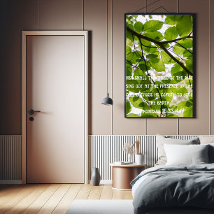 Dan zal de boom vertrouwen wekken poster