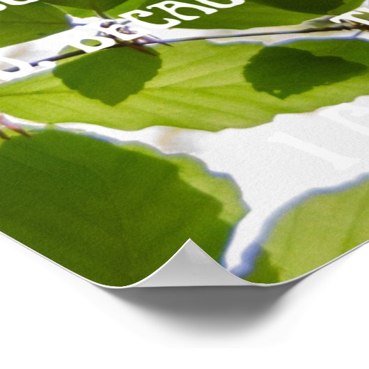 Dan zal de boom vertrouwen wekken poster (Hoek)