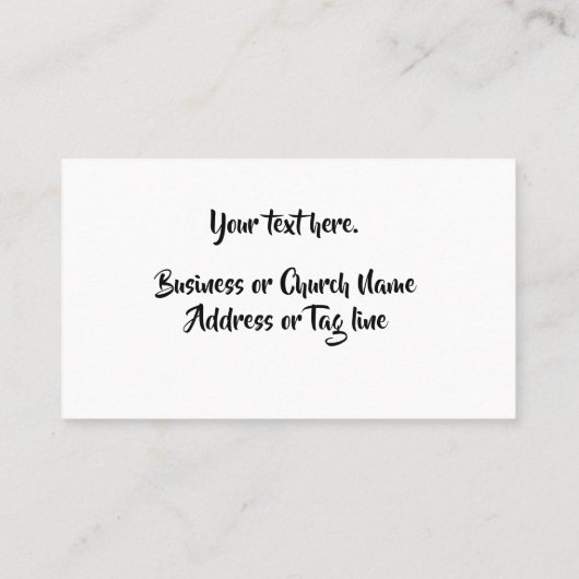 Dan zingt mijn soep met het toetsenbord van de Lan Visitekaartje (Achterkant)