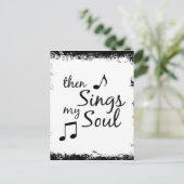 Dan zingt mijn sol briefkaart (Staand voorkant)