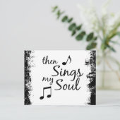 Dan zingt mijn sol briefkaart (Staand voorkant)