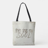 " dan zingt mijn ziel " inspiratie tote bag (Achterkant)