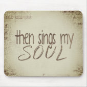 "Dan zingt mijn ziel" muziek Muismat (Voorkant)