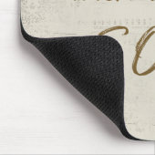 "Dan zingt mijn ziel" tekst op bladmuziek Muismat (Hoek)