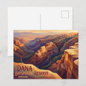 Dana Biosfeerreservaat Jordanië Briefkaart (Voorkant / Achterkant)